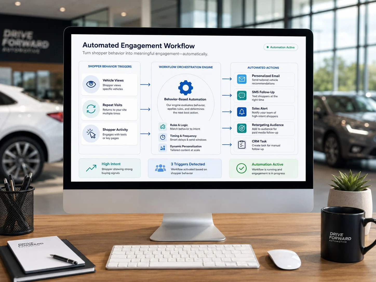 Placeholder for a dealership team reviewing Shopper Intelligence data