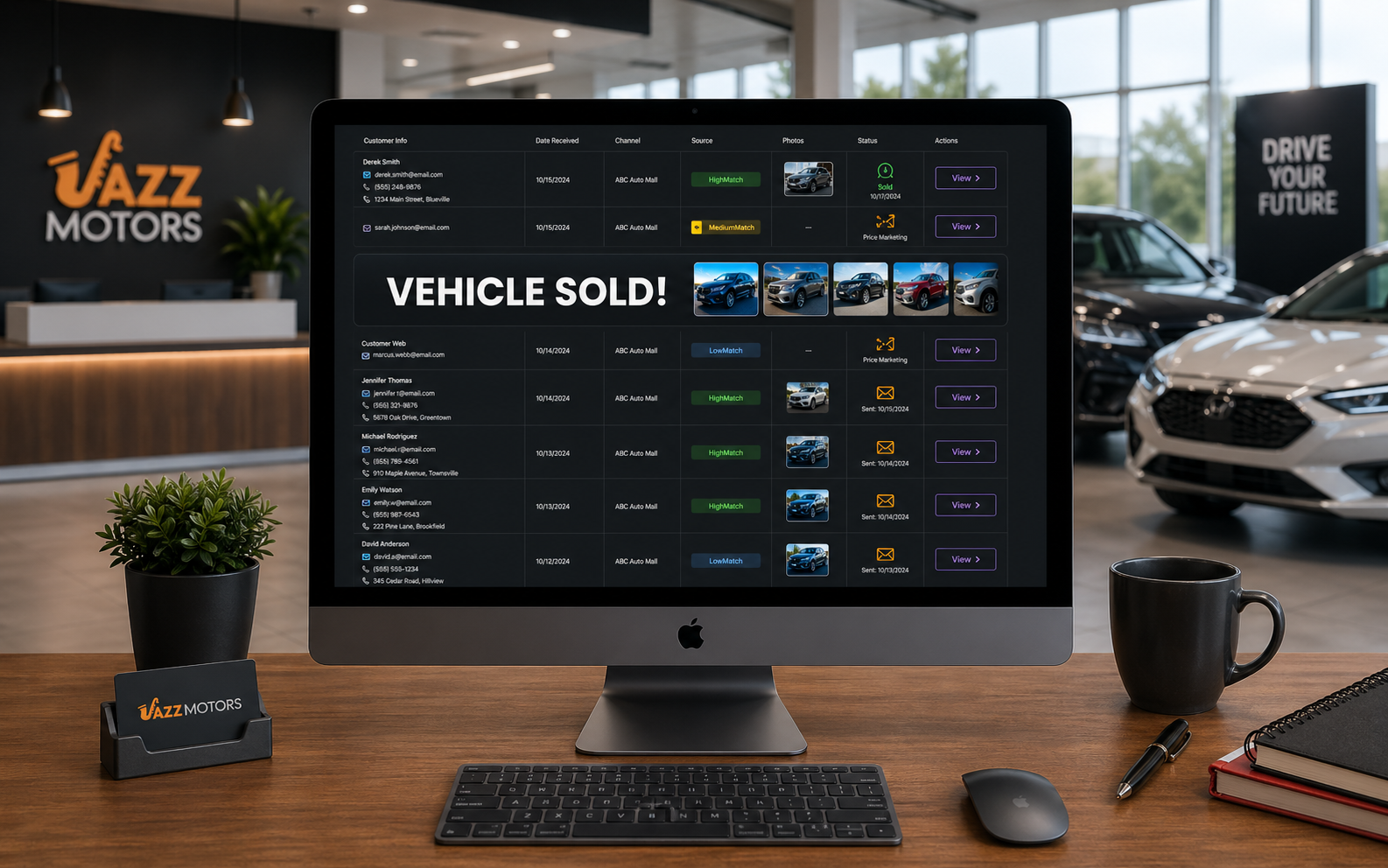 Campaign manifest and sales matching placeholder
