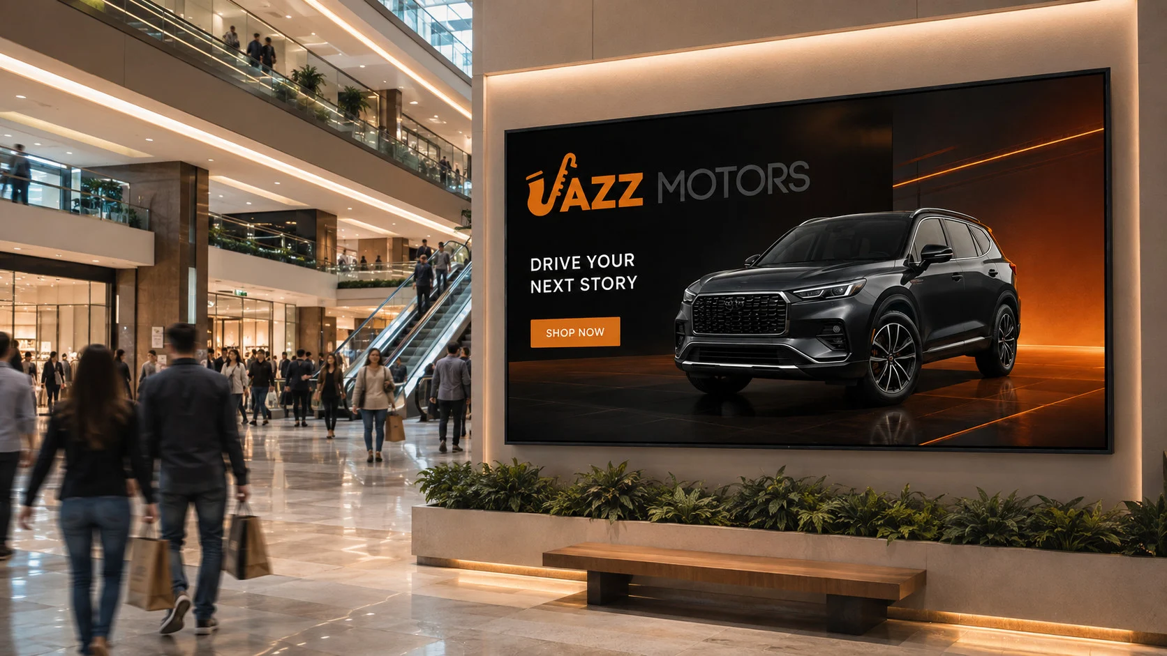 Placeholder for an automotive digital display campaign